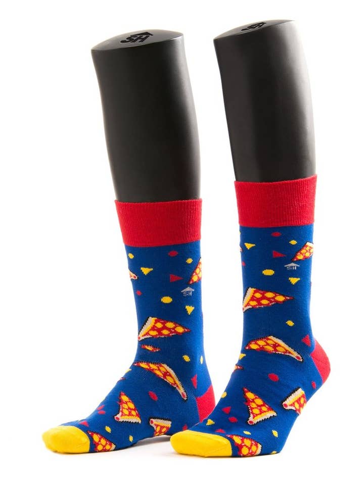 Pizza Design Socks for wholesale by CalzeMie