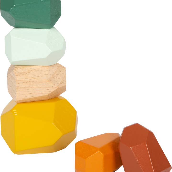 small foot – Großhandel Stapelspiel – Stapelsteine Aus Holz „Safari“ | Holz2
