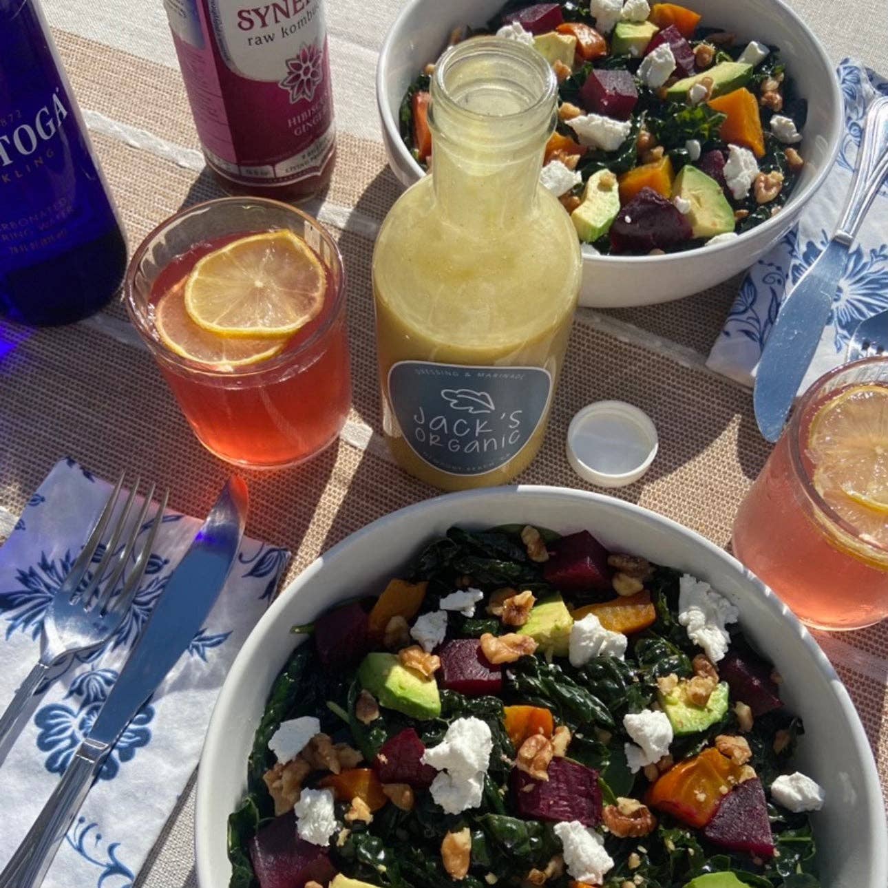 Jack's Organic – Molho para salada por atacado – Molho e Marinada OG Lemon Miso 311 g1