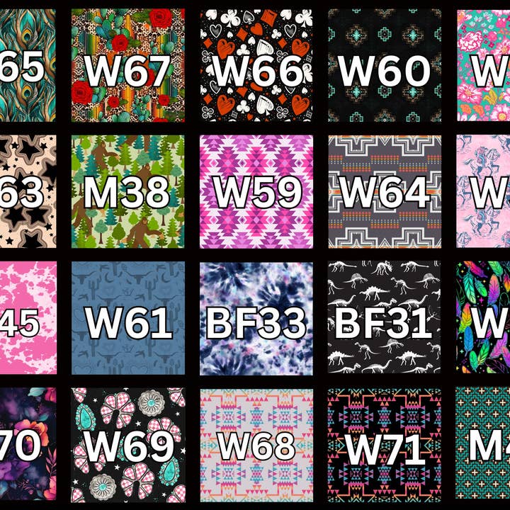 WhinneyWear - Wholesale Horse Conditioner/Grooming Aid - Cinch Sets - Pick Your Pattern4