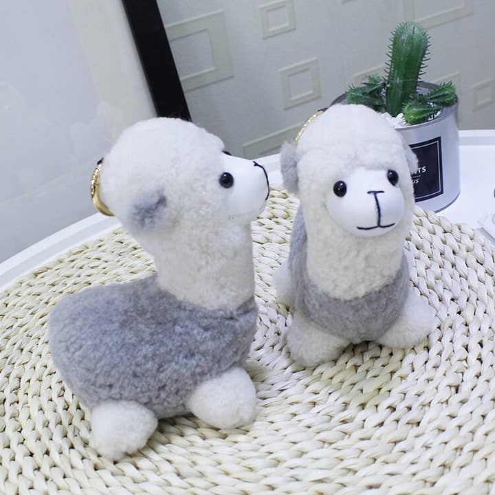 FurDecoration - Wholesale Keychain - Women's - Alpaca Fur Bag Charm Keychain Accessory3
