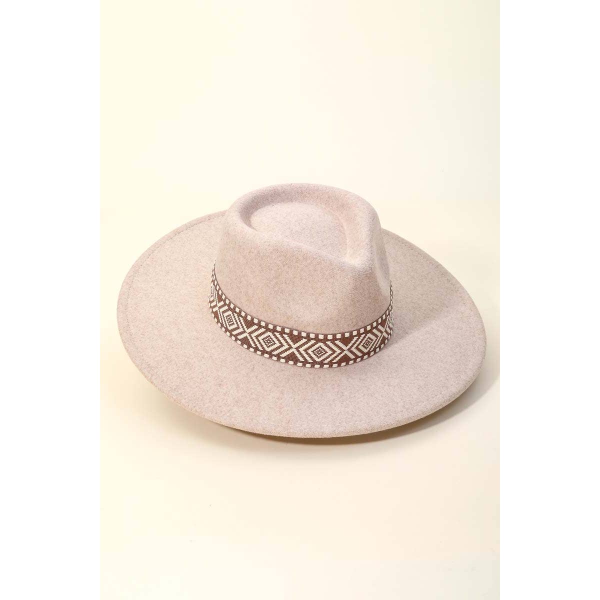 Anarchy Street - Wholesale Fedora - Women's - Boho Stripe Pattern Fedora Hat12