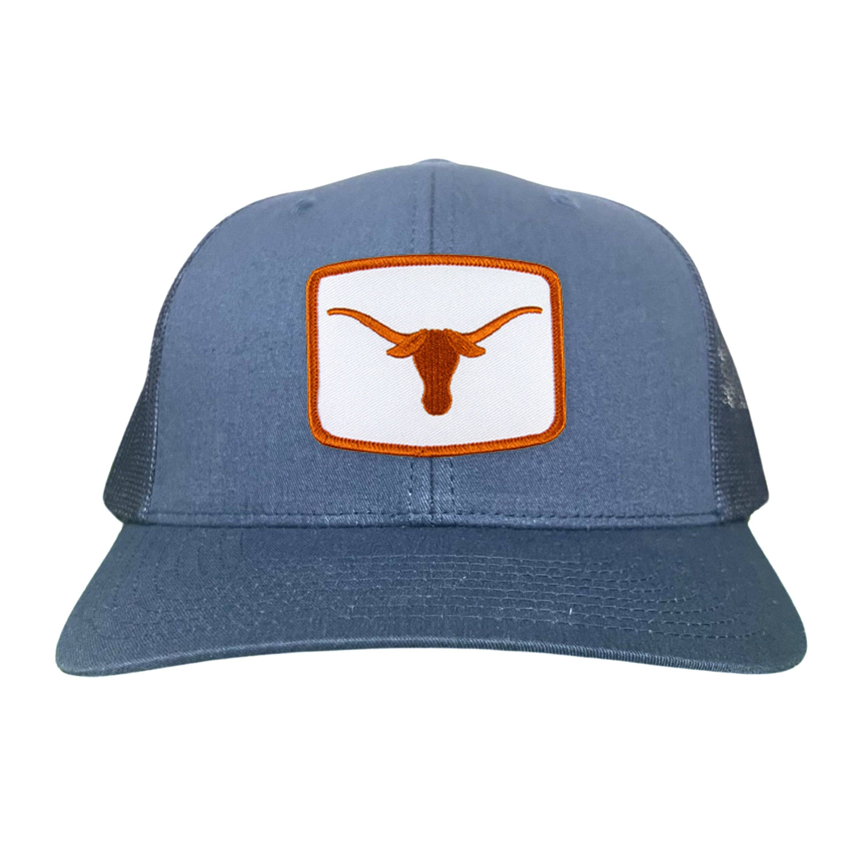 Last Stand Hats, LLC - Wholesale Trucker Hat - Unisex - Texas Longhorns Square Longhorn / Hats / 148 / UT9103 / MM13
