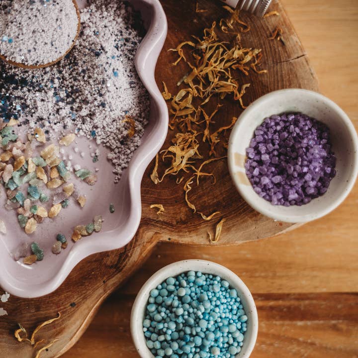 The Saltwater Collective - Wholesale DIY craft kit – Child - Violet Skies - Sea Salt Shimmers SMALL2