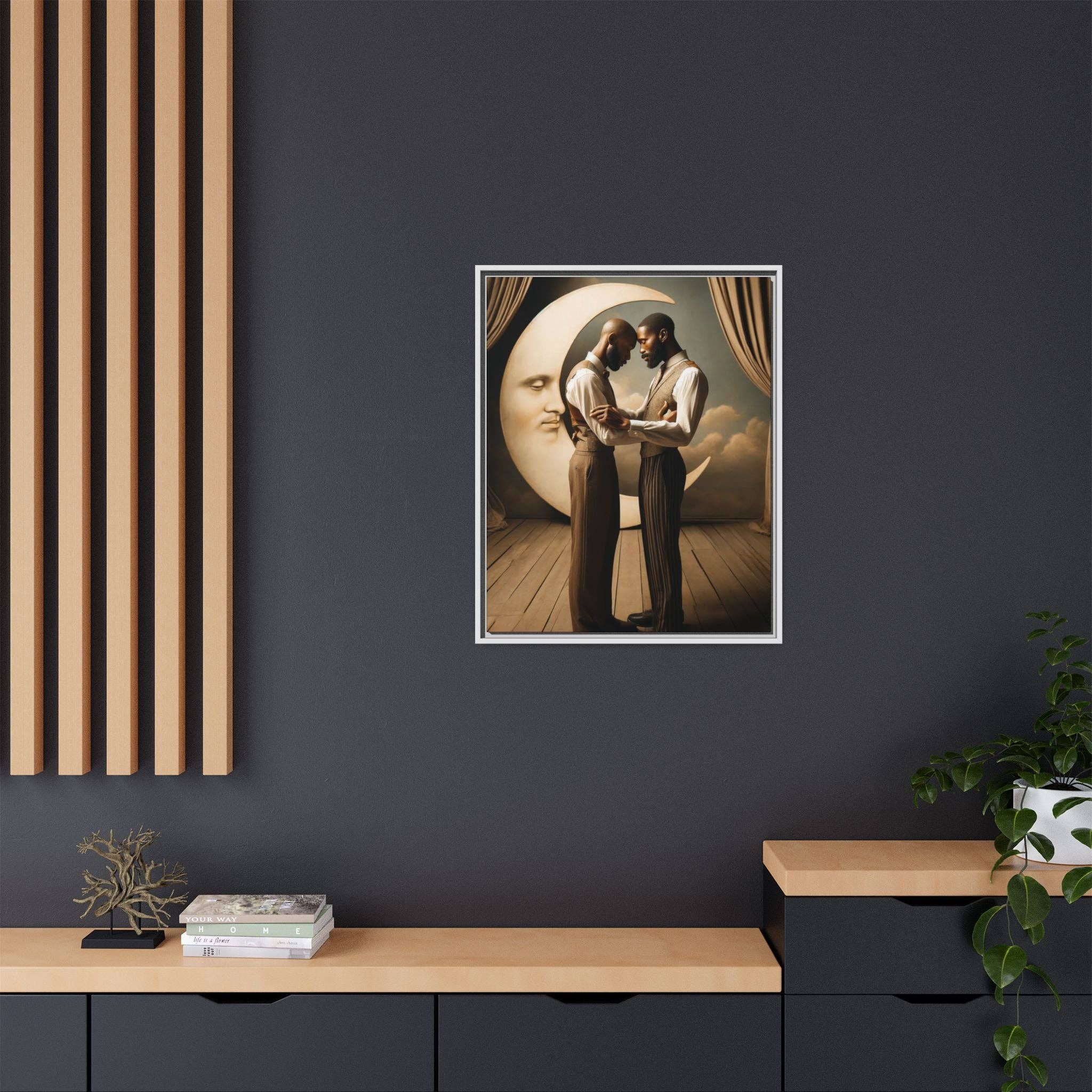 Walt & Pete - Wholesale Art Print - Missing Art Studies - Man In The Moon 00238