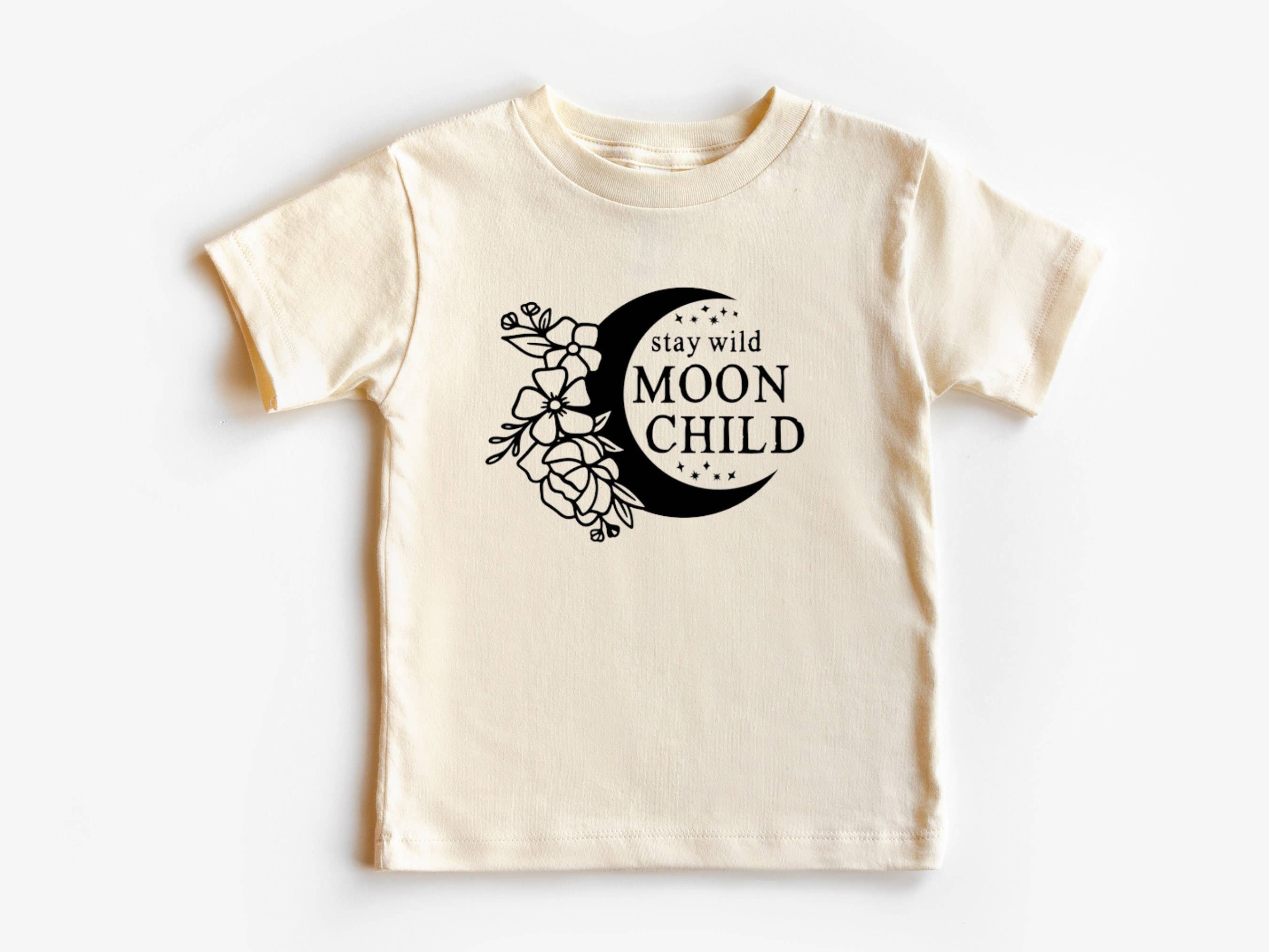 Milk Club Boutique - Wholesale Screen Printed T-Shirt - Kids - Stay Wild Moon Baby Bodysuit, Boho Toddler T-Shirt6