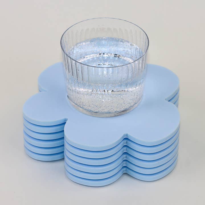 Porta-copos azul bebé fosco por atacado de Vahz Studio