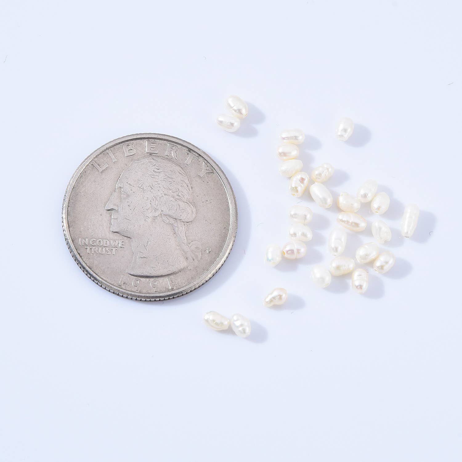 Beads Creation – wholesale Beads – AAA Natural Freshwater Pearl Beads, Seed Beads, FWP0125