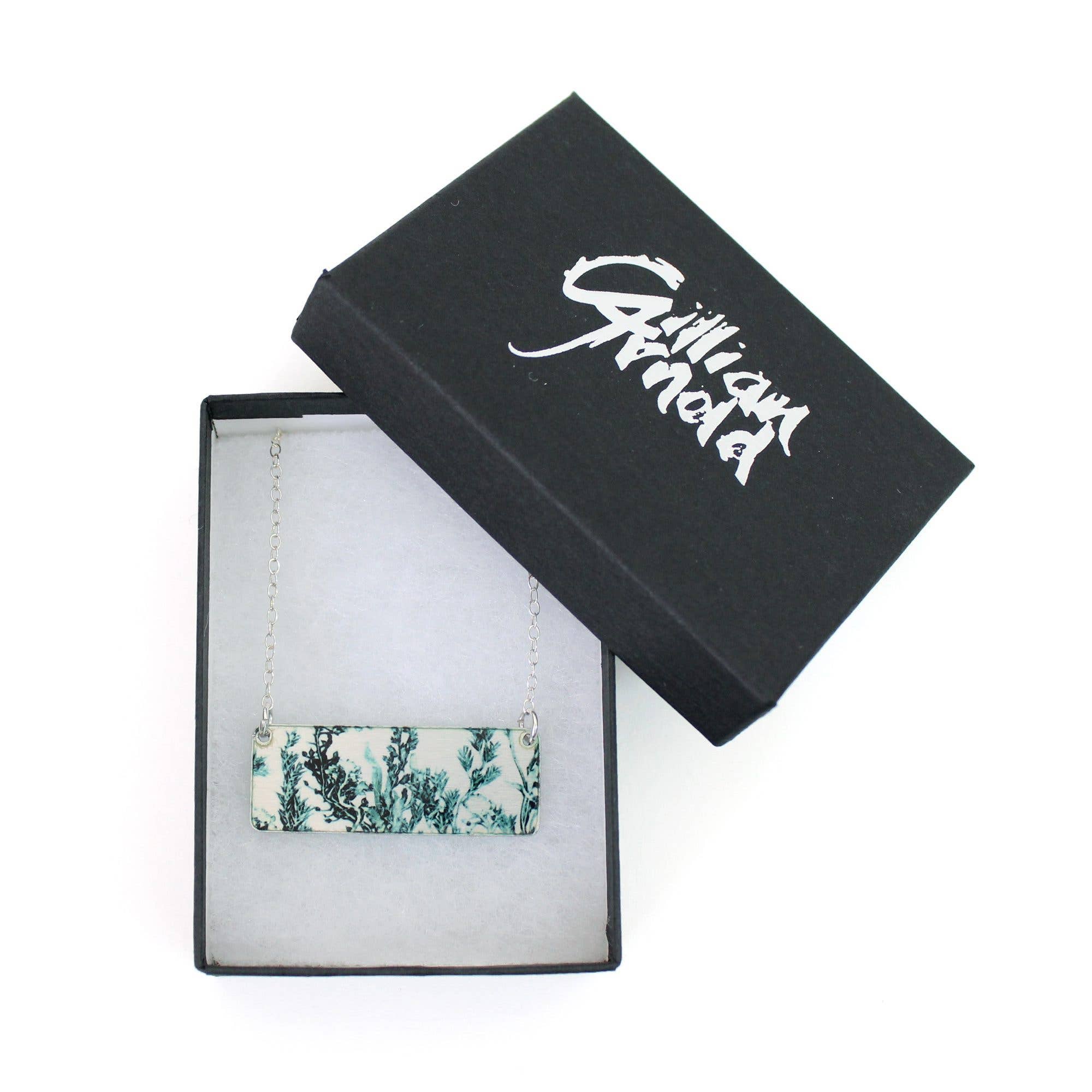 Gillian Arnold Jewellery - Wholesale Pendant/Charm Necklace - Botanical Inspired Emerald Landscape Pendant Necklace2