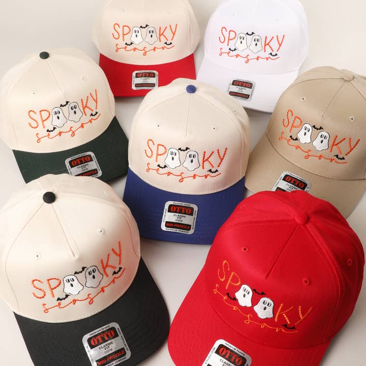Casquette Trucker Fantôme Brodée SPOOKY TWO pour la vente par Fashion City