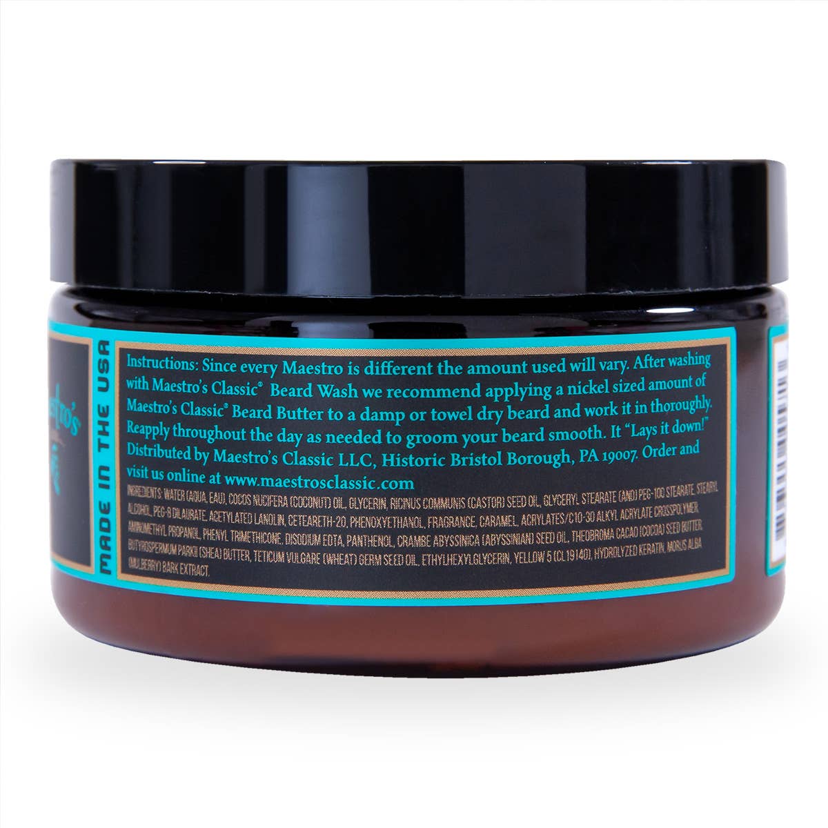 Maestro's Classic - Vendita all'ingrosso Prodotti per la barba - Maestro Classic 4oz. Burro da barba - Speakeasy Blend2