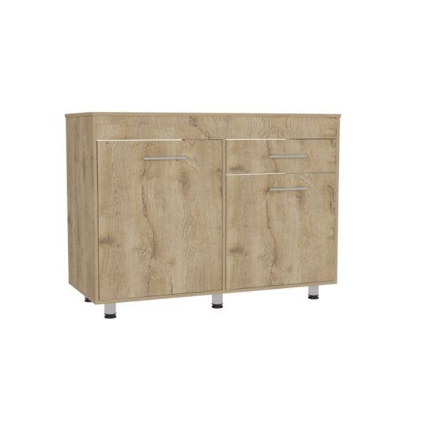 Macadamia Orion Utility Base Cabinet, One Drawer, Double Door for wholesale on Faire2