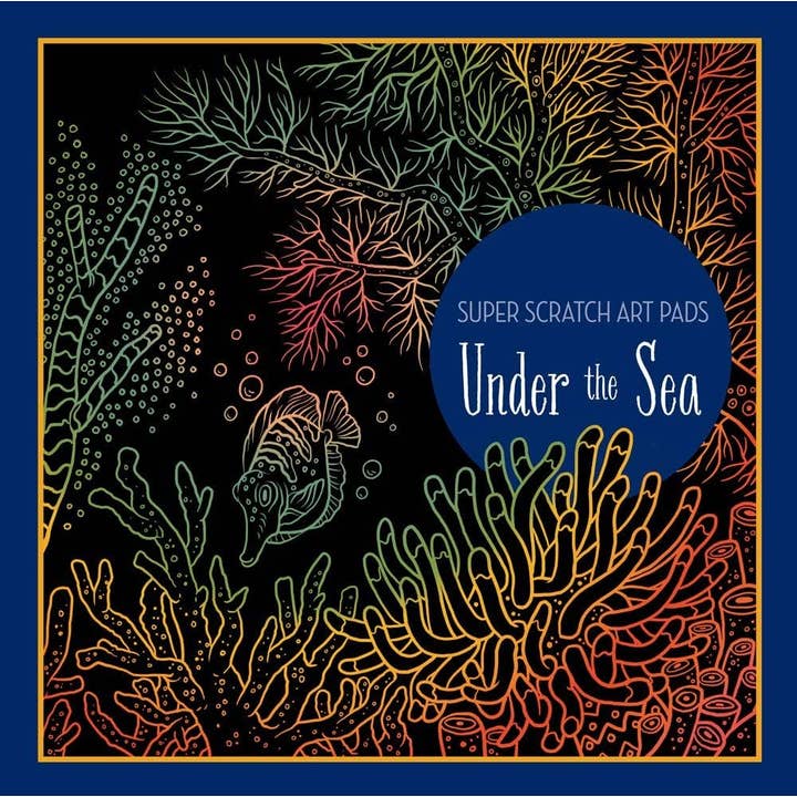 Hachette Book Group - Wholesale Coloring & Activity Book - Kids & Baby - Super Scratch Art Pads: Under the Sea by Union Square Kids