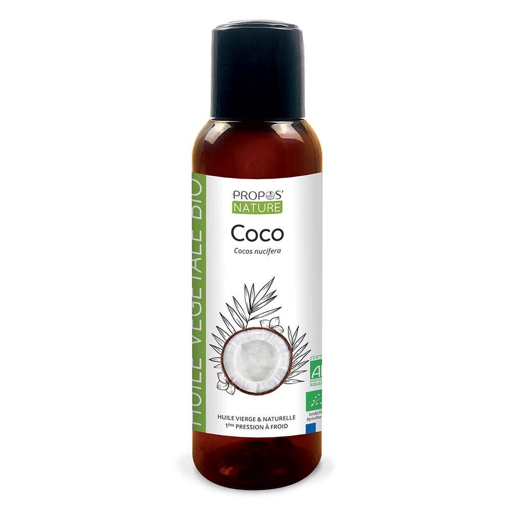 Propos'Nature - Venta al por mayor Aceites de baño/corporales - Aceite vegetal virgen de coco 50 ml, 100 ml, 500 ml1