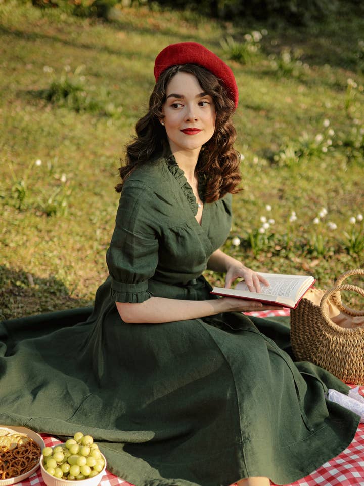 Vestido Darcy, manga corta para venta al por mayor de Son de Flor