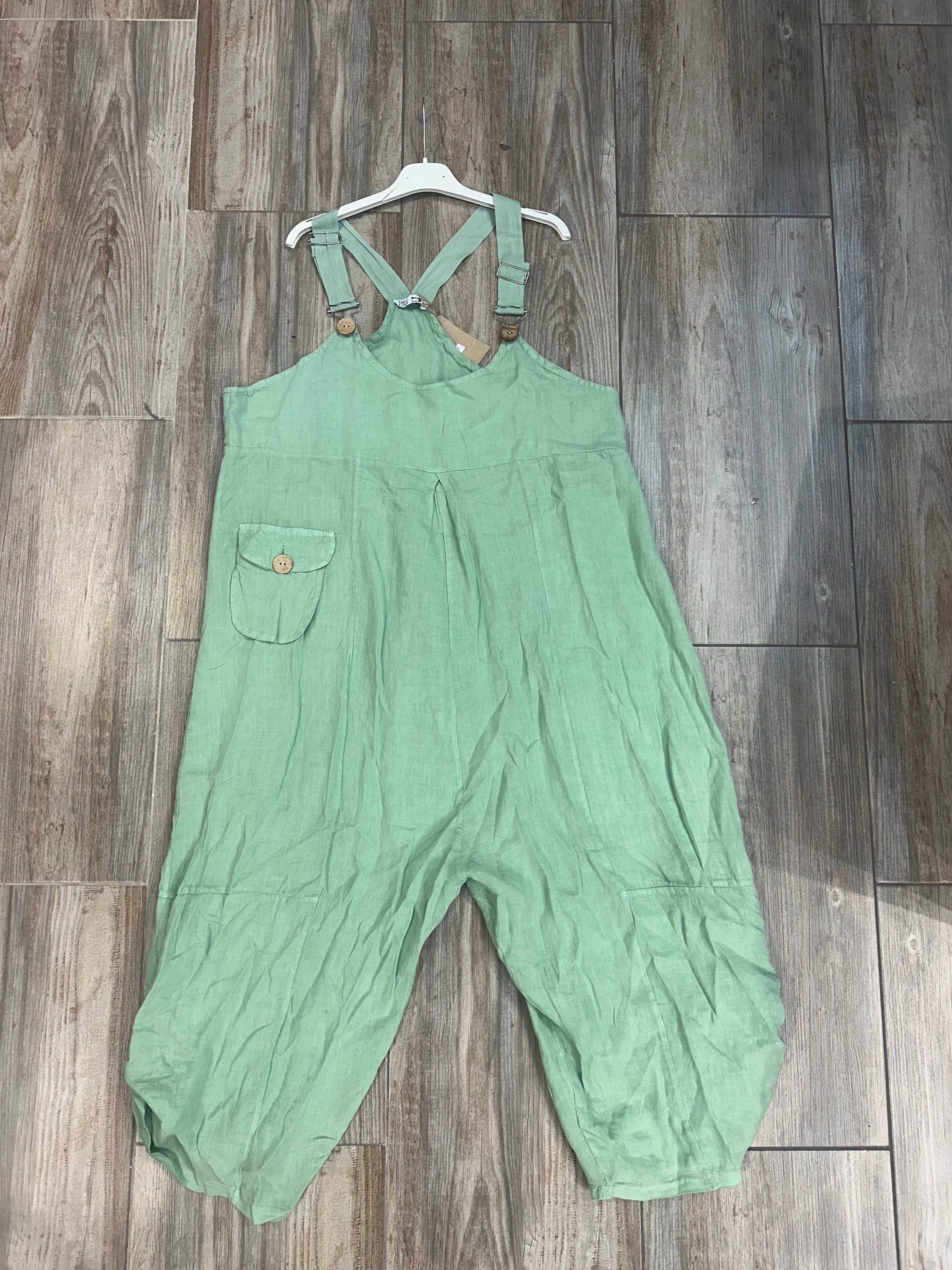 LÉA & LUC - Wholesale Overalls - Women's - 100% linen jumpsuit REF. 7222914