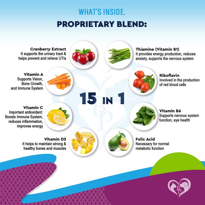 Beloved Pets - Wholesale Pet Supplement - Cat/Dog - Cat & Dog Multivitamin Liquid with Glucosamine & Cranberry