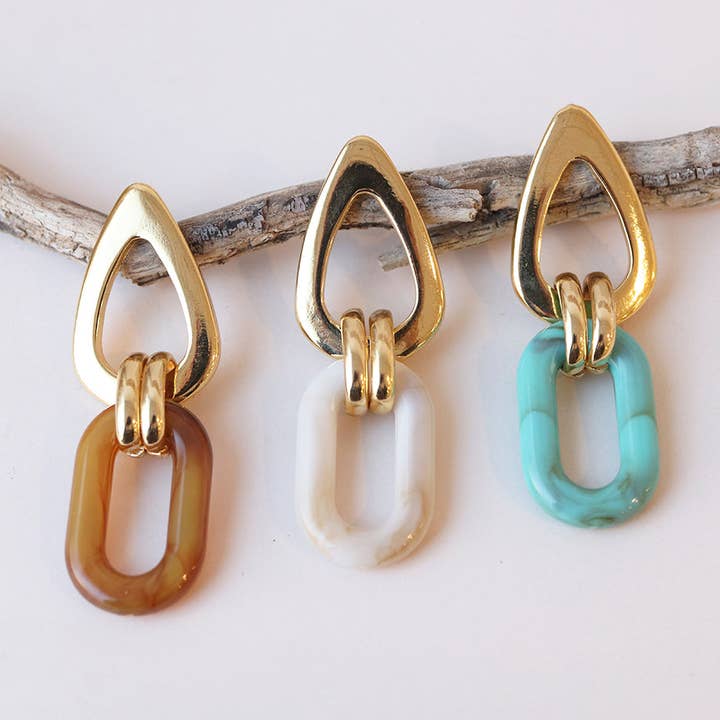 Goldene Ohrringe für Damen STUDIO für den Großhandel von ÉMOLO