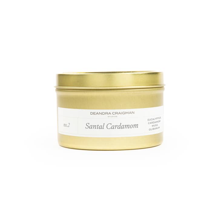 DeAndra Craigman Studios - Wholesale Travel Candles - Santal Cardamom Petite Candle