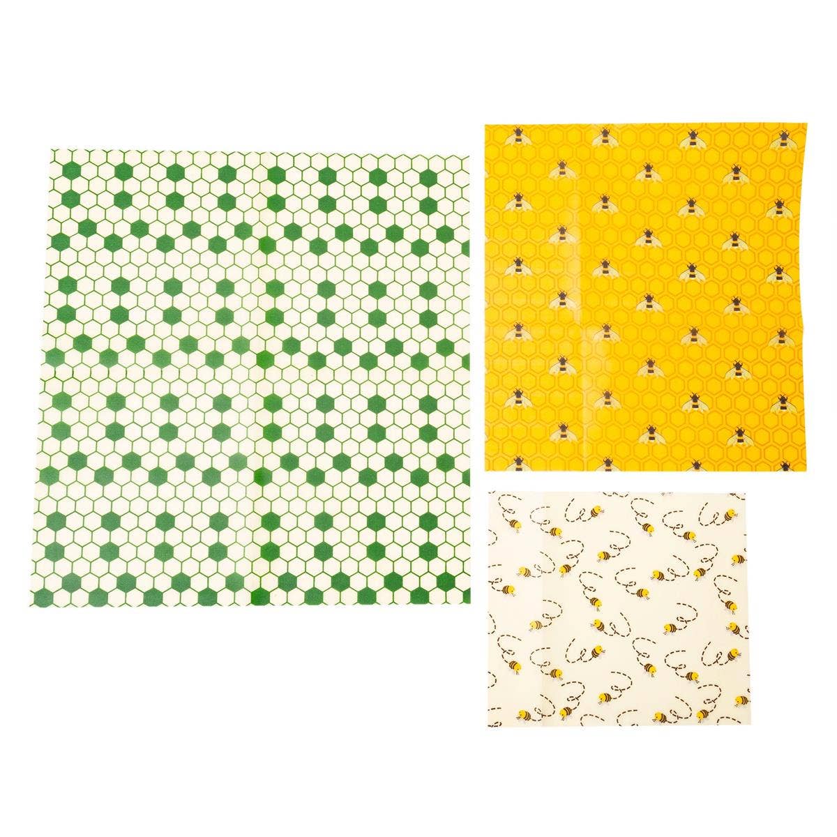 Luciano Gourmet - Wholesale Food Storage Wrap/Bag - Luciano Gourmet Eco-Friendly Kitchen 3-pc Beeswax Food Wraps1