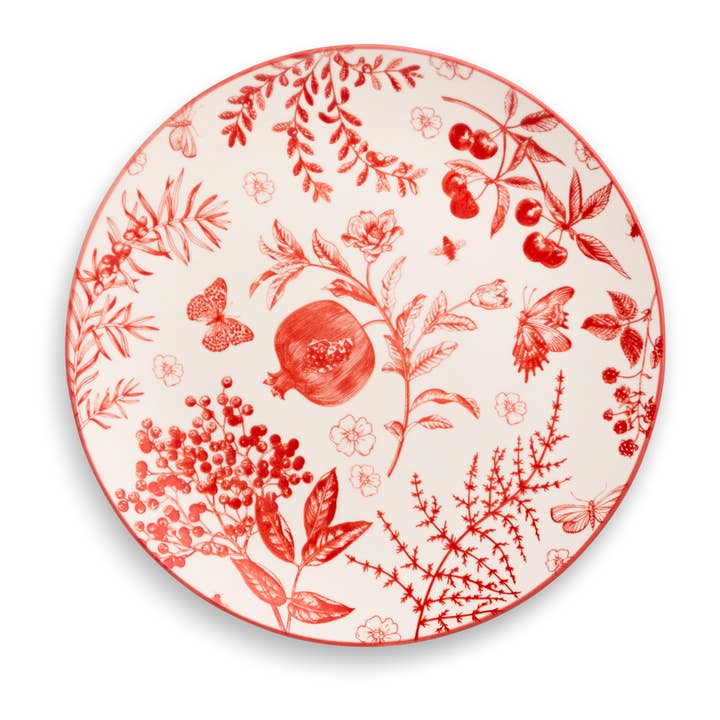 10.5" Dinner Plate - Textured Pomegranate for wholesale by Core Home