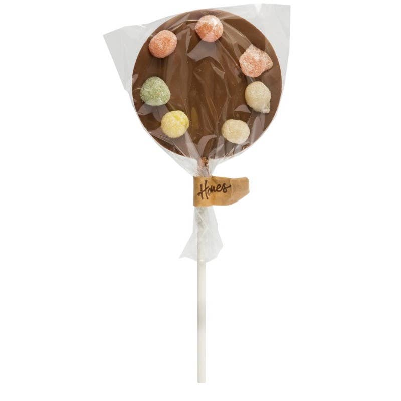 Hames Chocolates – wholesale Chocolate-covered sweets – UK ONLY Milk Lollipop Jelly Tots1