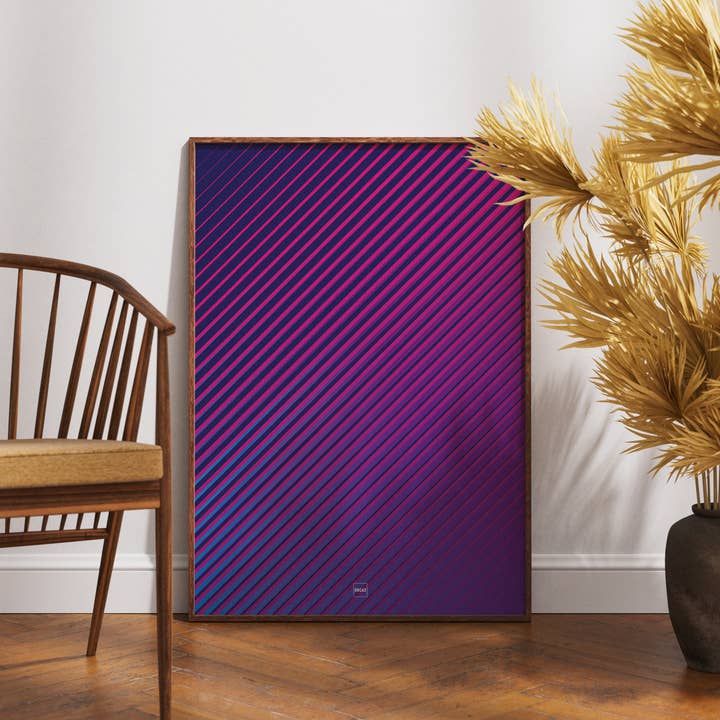 Affiche - Paars (A1) voor wholesale door Orcaz Designs