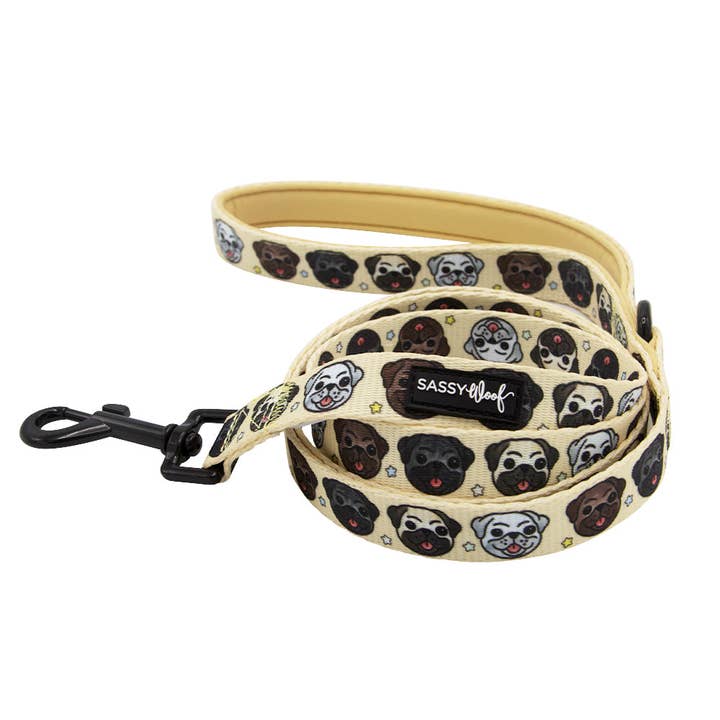 SASSY WOOF - Wholesale Pet Leash - Dog - Dog Leash - It's a Pug's Life