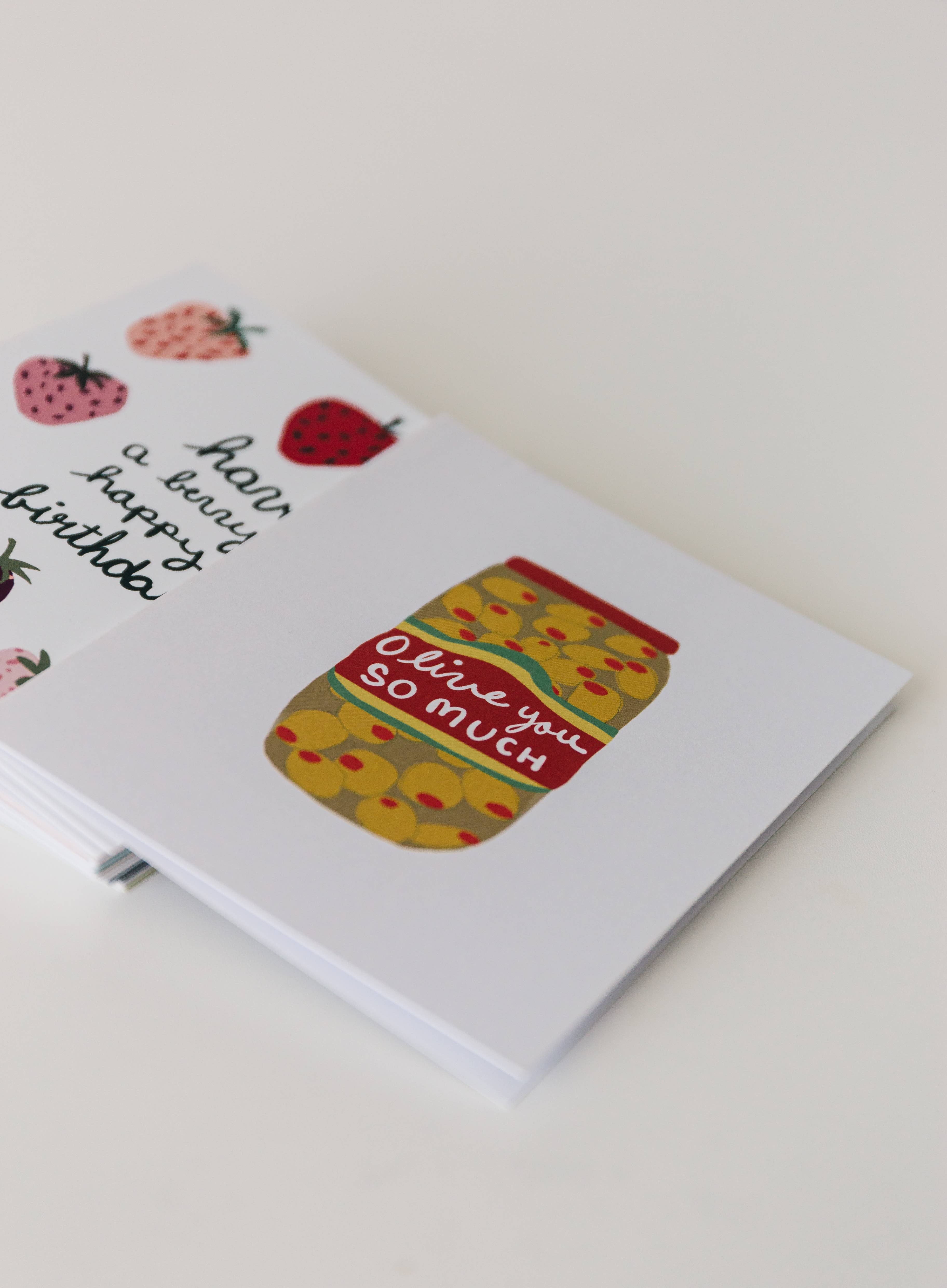 Marigold Press - Wholesale Love Card - Olive You So Much2