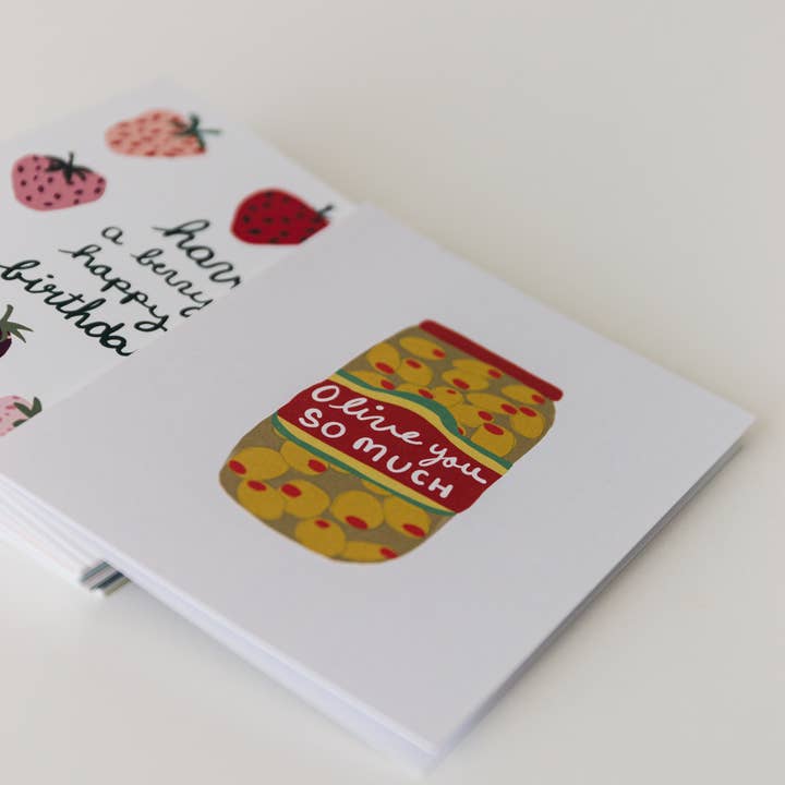 Marigold Press - Wholesale Love Card - Olive You So Much2