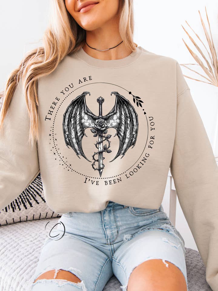 CMD Wholesale - Wholesale Graphic Sweatshirt - Unisex - There You Are Sweatshirt1