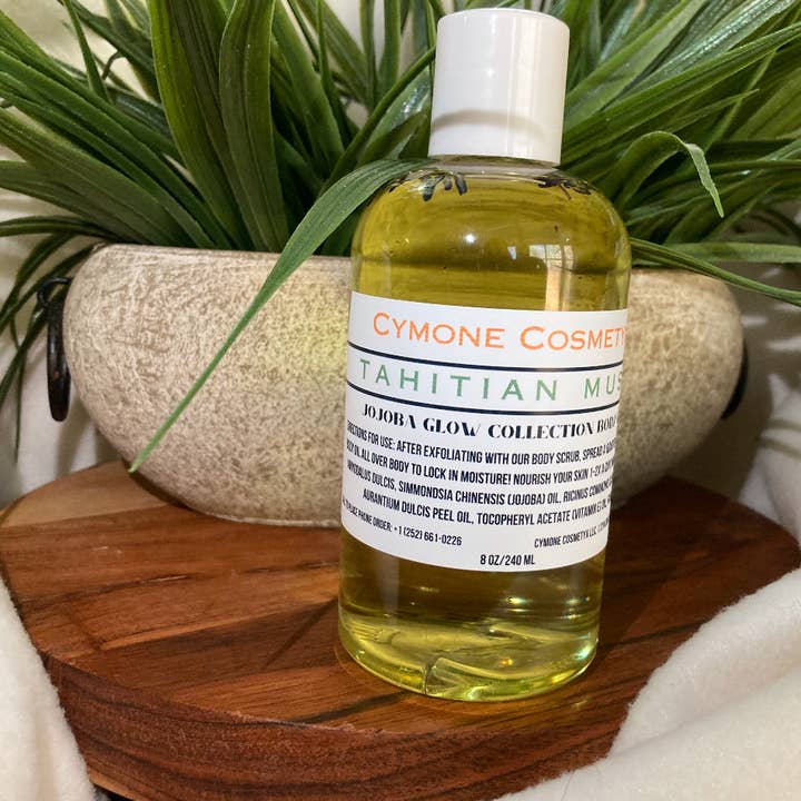 Tahitian Musk Body Oil 8oz for wholesale by Cymone Cosmetyx