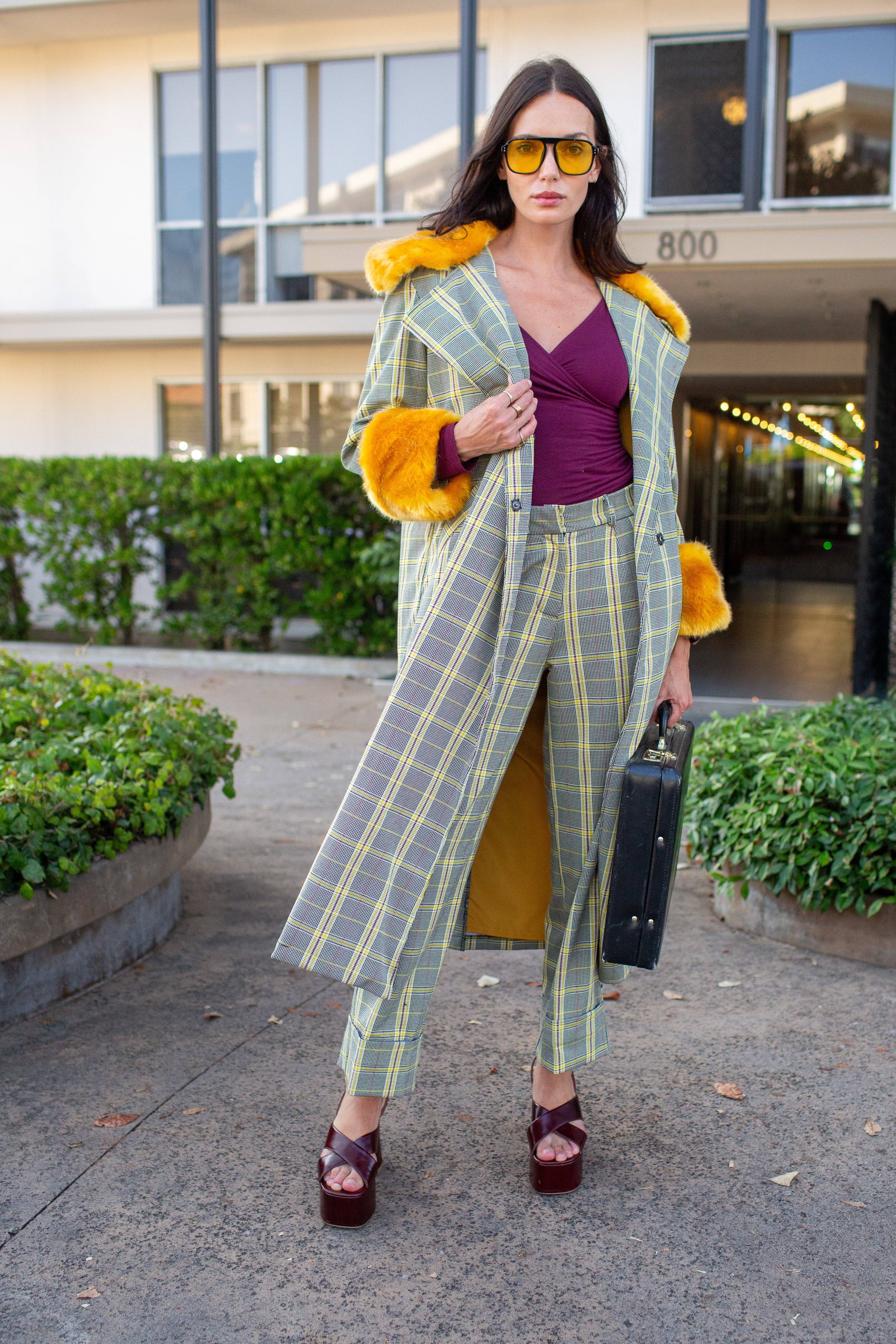 Jennafer Grace - Wholesale Coat - Women's - Eloise Coat In Marigold Glenn PRE-ORDER8