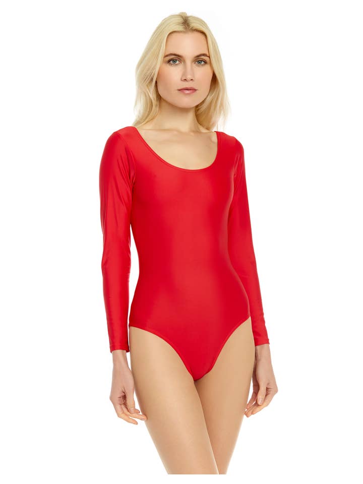 Leveret Pajamas - Wholesale Bodysuit – Women’s - Womens Long Sleeve Leotard15