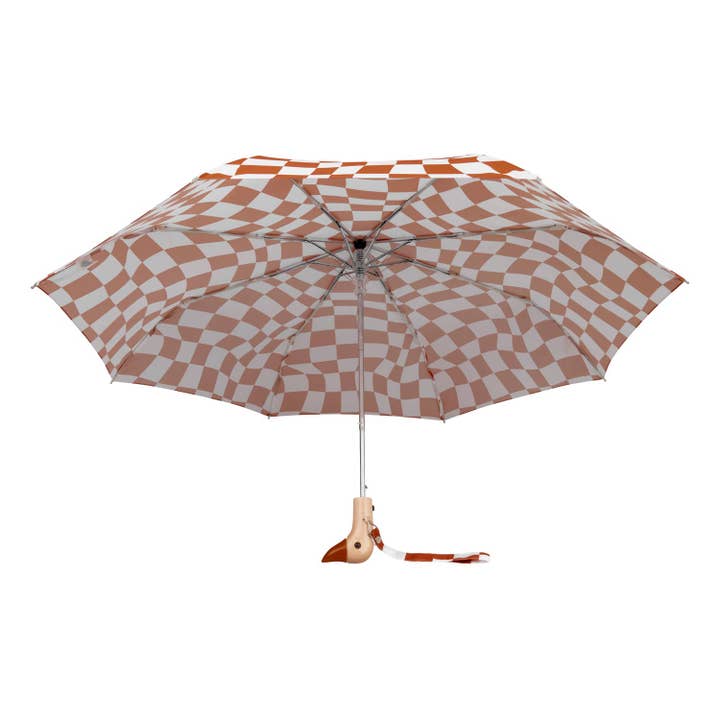 Original Duckhead EU - Wholesale Umbrella - Unisex - Peanut Butter Checkers Eco-Friendly Duckhead Umbrella6