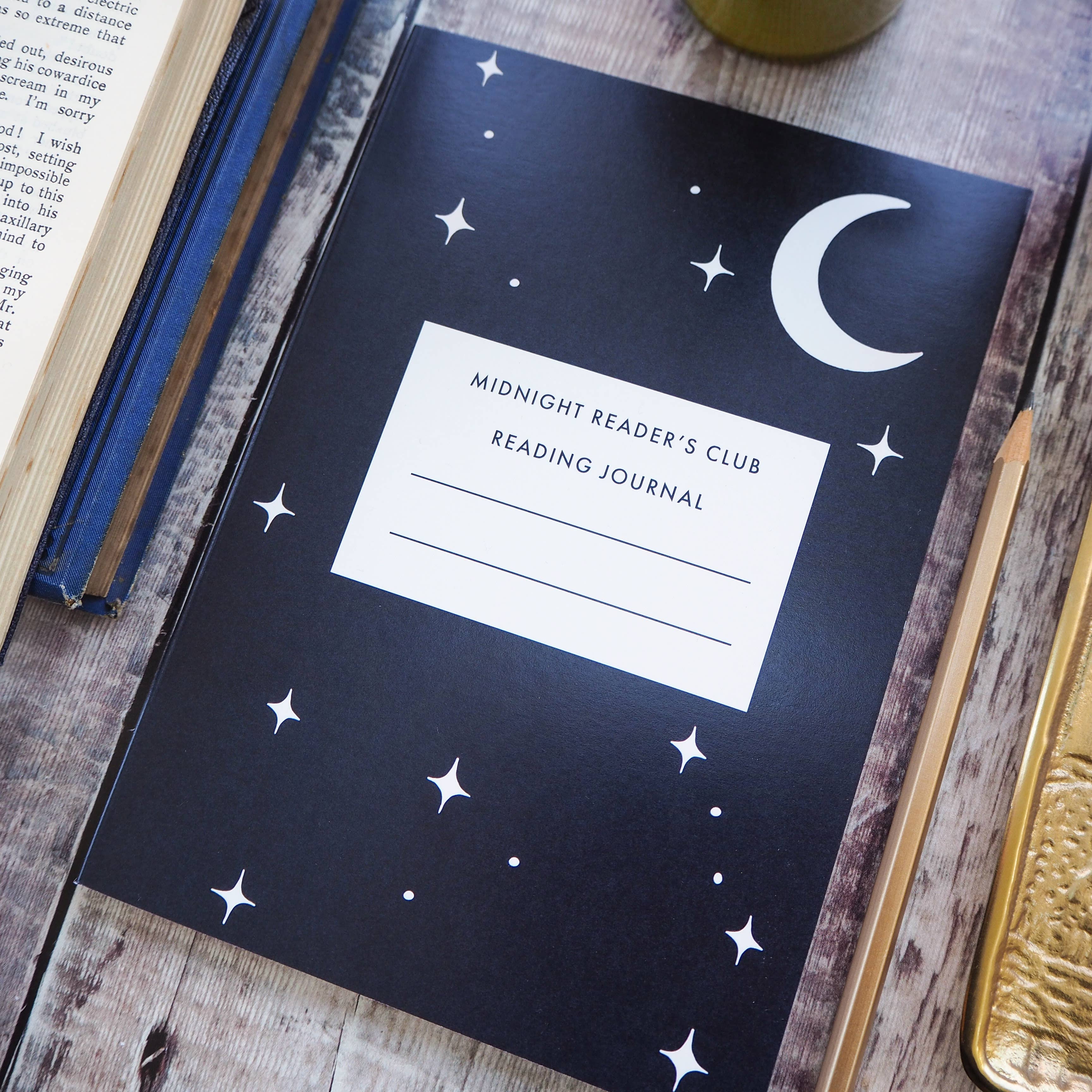 LiteraryEmporium - Wholesale Journal/Diary - Midnight Readers Club Reading Journal - Notebook1