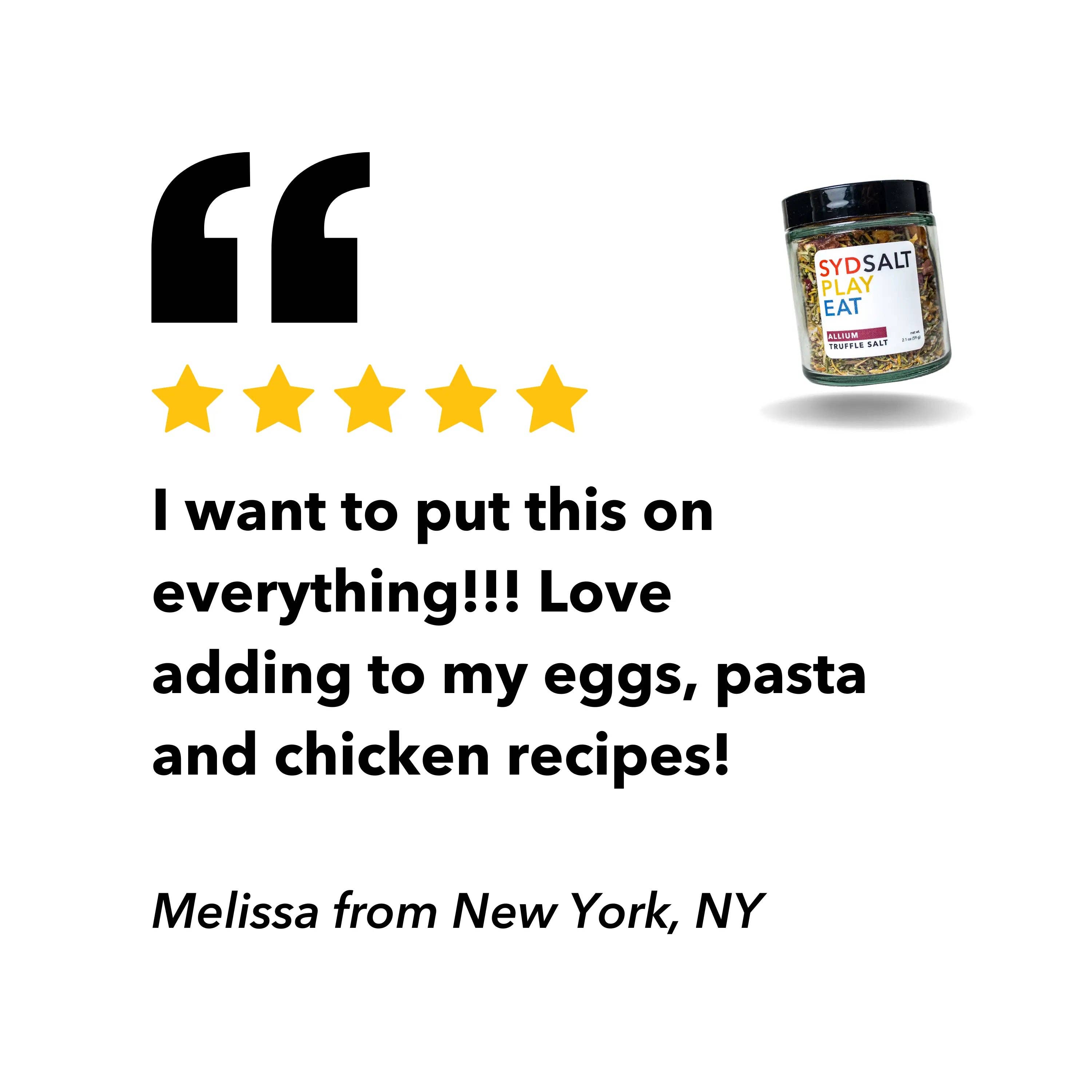 SydPlayEat – Großhandel Salz – Knoblauchtrüffel-Gewürzsalz - SydSalt Garlic Breath5