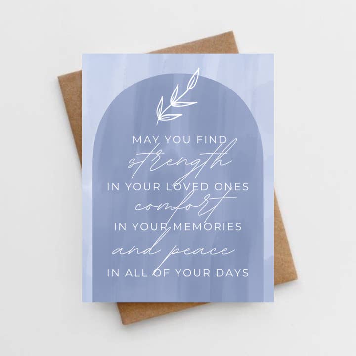 May you find sympathy card for wholesale by Lemon Milk Paper Co