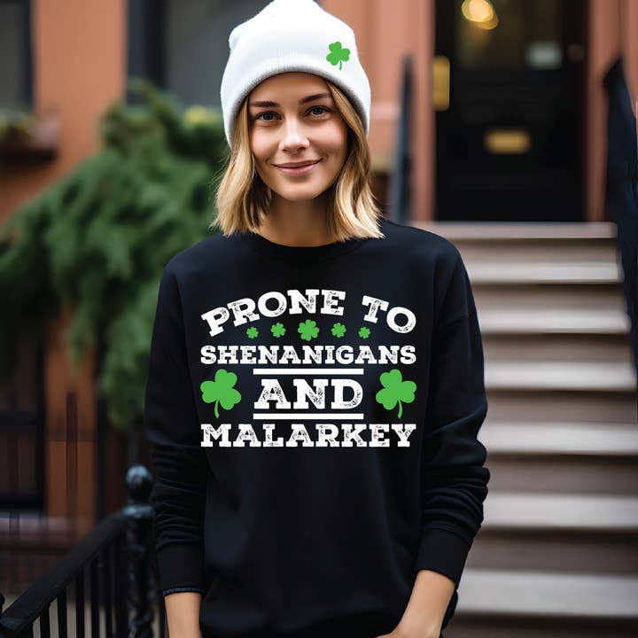 Prone to Shenanigans and Malarkey for wholesale by WILD AGAIN