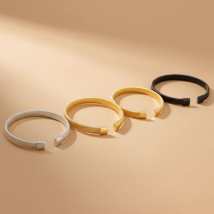 elasisters - Wholesale Jewelry Set - Stylish Wire Cuff Bracelet6