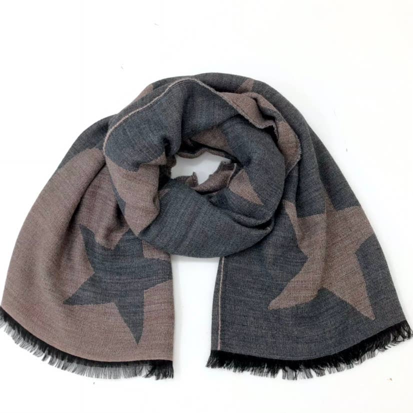 MILANO AMOUR - Wholesale Scarf - Women's - MAXI STAR DOUBLE SCARF5