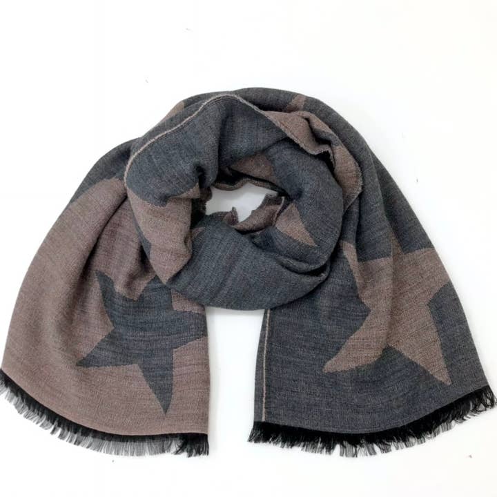 MILANO AMOUR - Wholesale Scarf - Women's - MAXI STAR DOUBLE SCARF5