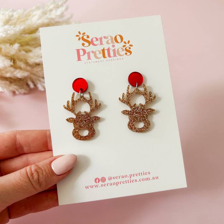 Serao Pretties - Wholesale Dangle earrings - Reindeer Dangles