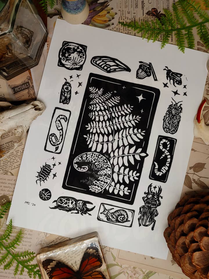 Stampa d'arte Vita Nascosta per la vendita all'ingrosso da parte di Lavender Cowboy Art