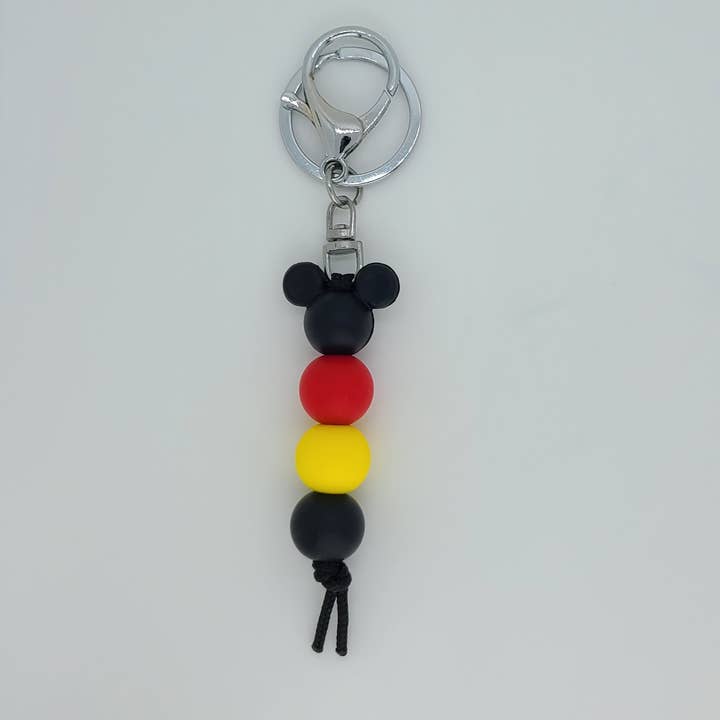 Kendra's Designs - Wholesale Keychain - Women's - Mickey Mouse Silicone Keychain | Mickey Mouse Bag Charm