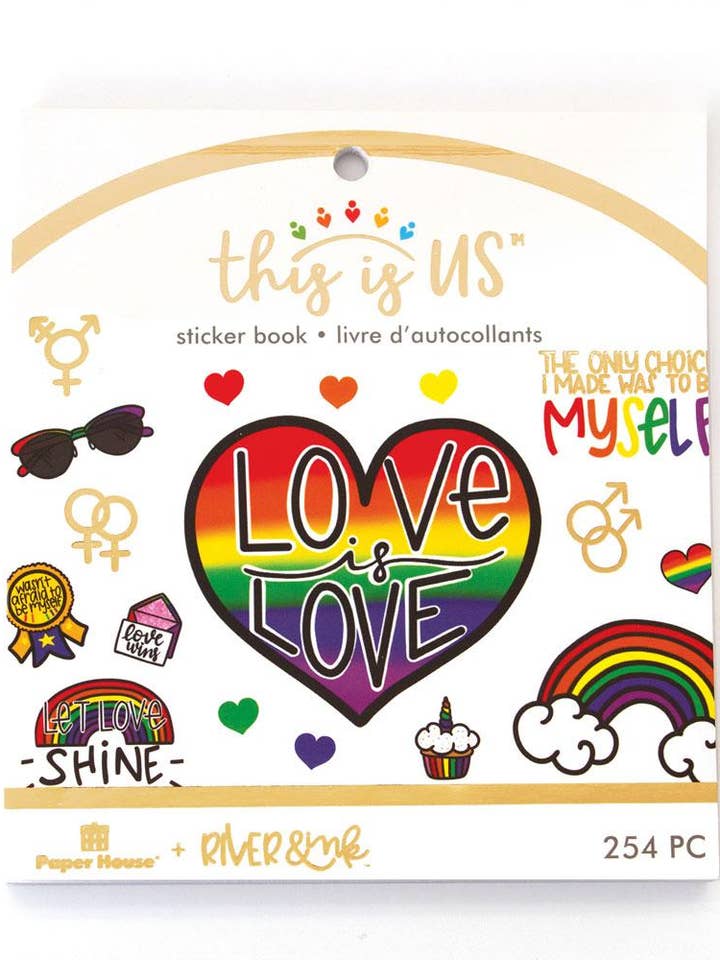 Love is Love is Love - Mini libro para venta al por mayor de Paper House Productions