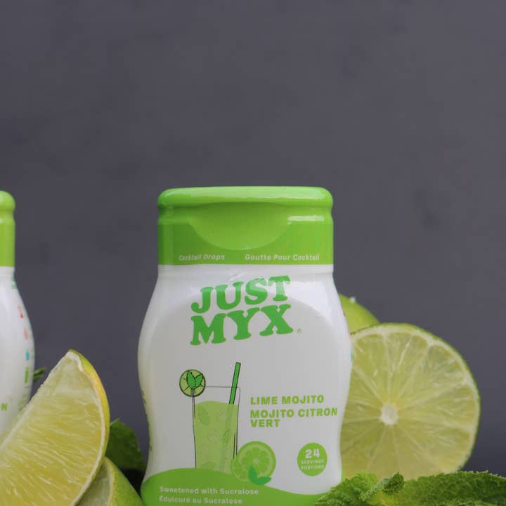JustMyx Cocktail Drops - Vendita all'ingrosso Mix/sciroppo per cocktail - Gocce da cocktail Lime Mojito