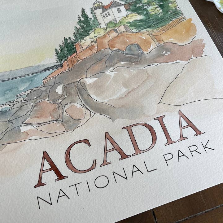 Waypoint Wanders - Vendita all'ingrosso Kit per lavoretti fai da te - Parco nazionale di Acadia - Pittura fai da te3