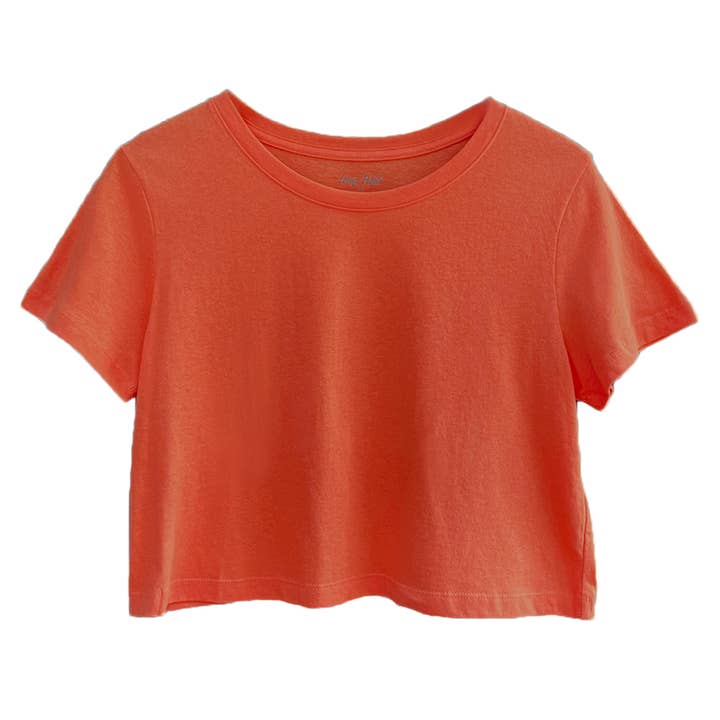LOVING PEOPLE - Wholesale T-Shirt - Women's - Premium Cotton Crop Tops (New Colors!)