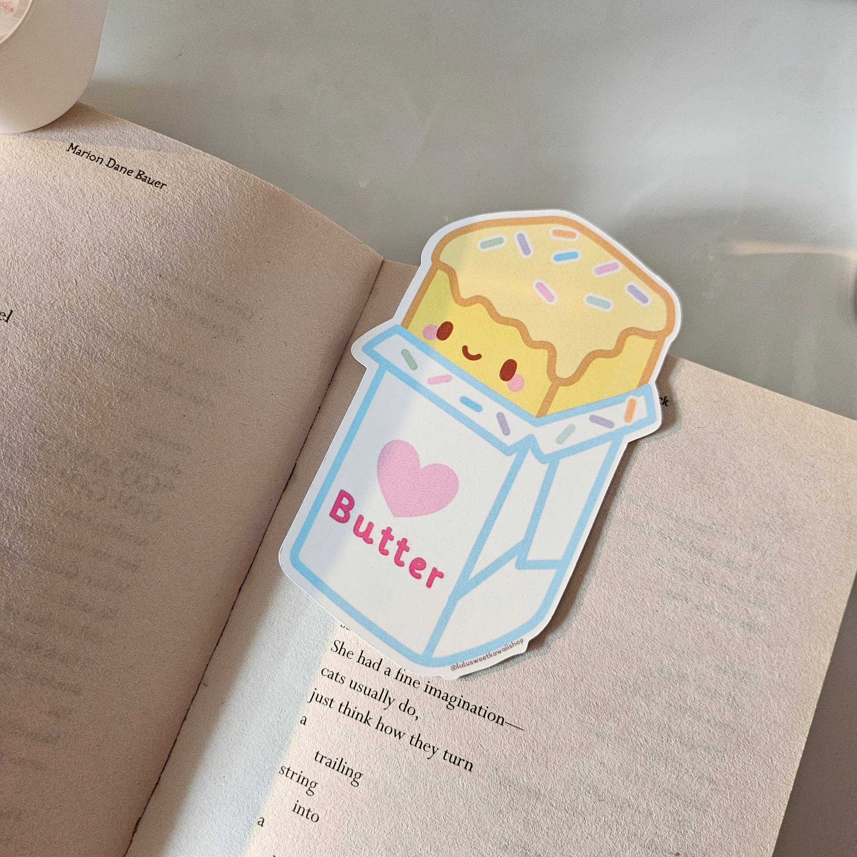 Paper and Sprinkles - Wholesale Bookmark - Cute Butter Bookmark